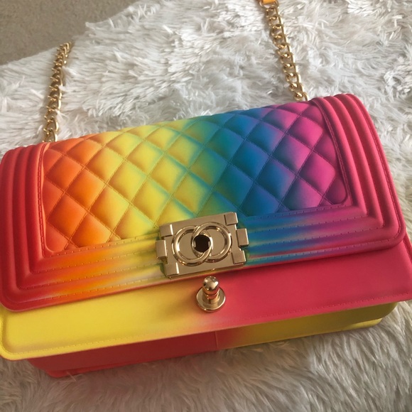 Rainbow Jelly Purse - Picture 4 of 5